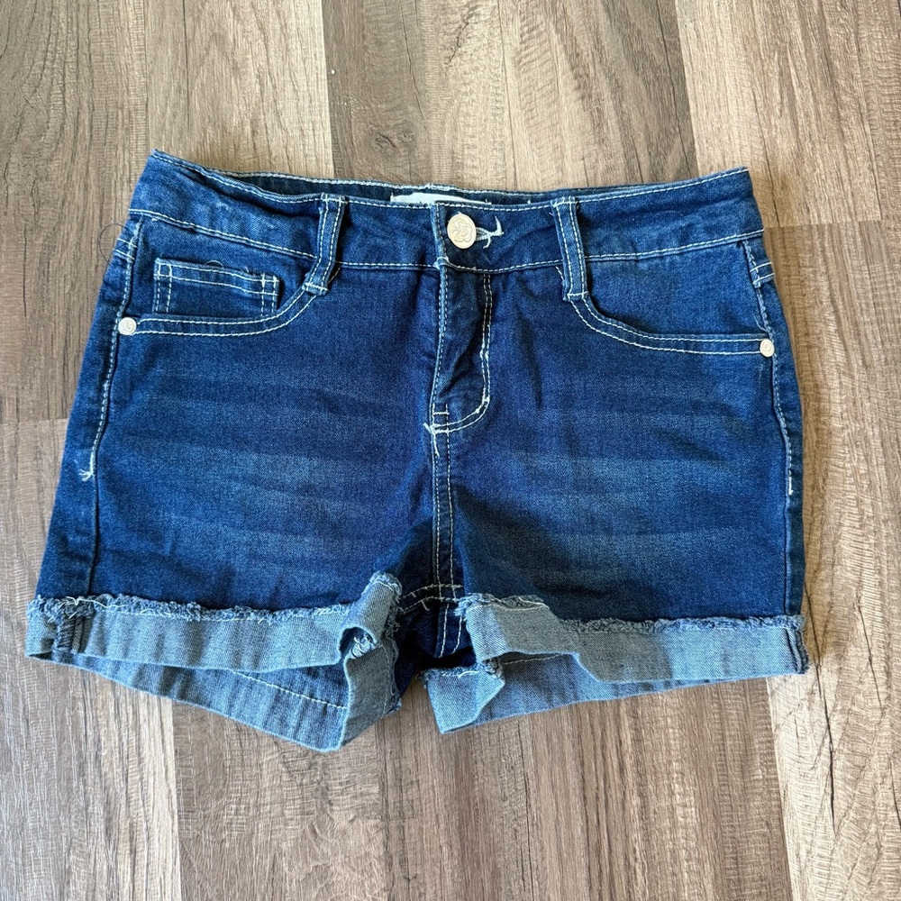 Beautees Dark Blue Jean Shorts kids size 12